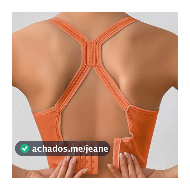 Kit 2 Tops Esportivos Femininos Zíper Traseiro Multicolored Liso M