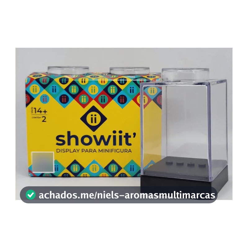Display Showiit para Minifigura LEGO com 2 Expositores Coletáveis