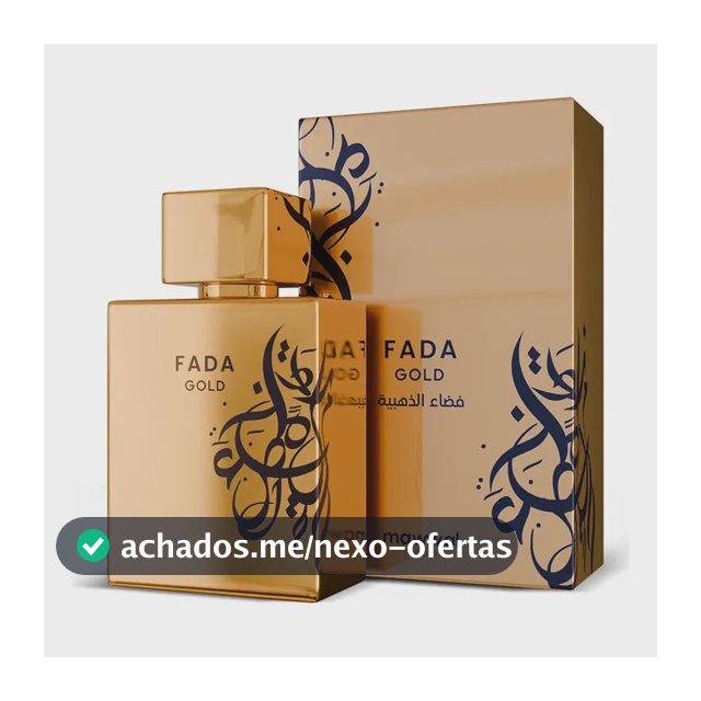 Perfume Árabe Mawwal Fada Gold 100ml Eau De Parfum Masculino