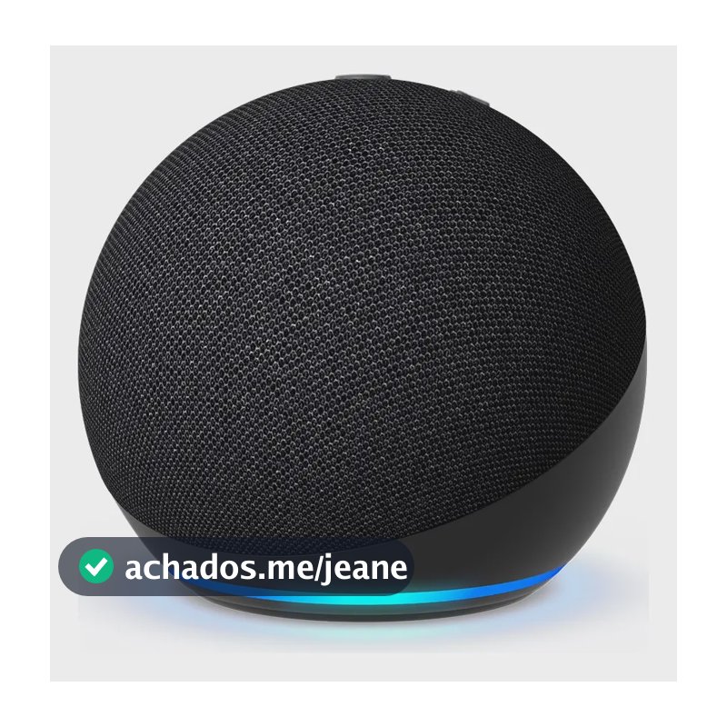 Echo Dot 5ª Geração Amazon Preto Alexa Assistente Virtual Wi-Fi Bluetooth