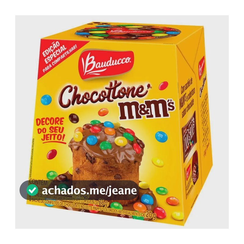 Mini Chocottone M&M's Bauducco 80g