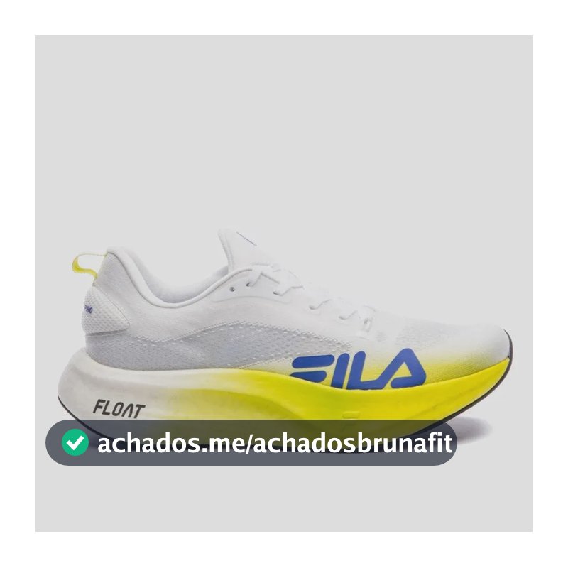 Tenis Fila Float Maxxi 2 Pro Masculino Branco/verde Limao Lisa 42 Br