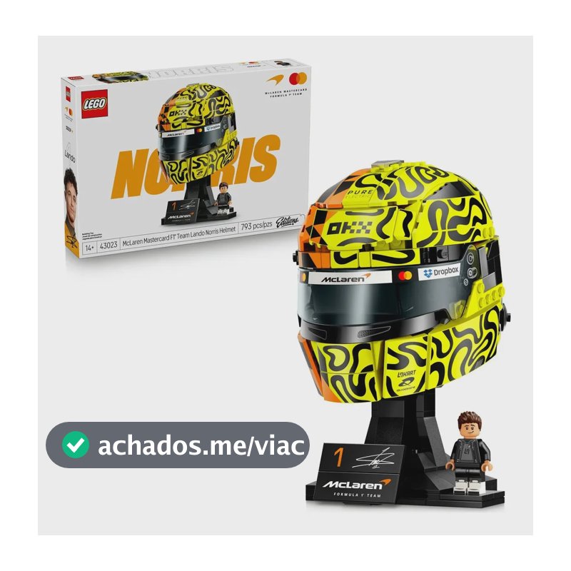 Capacete Lego Editions Formula 1 43023 793 Lando Norris