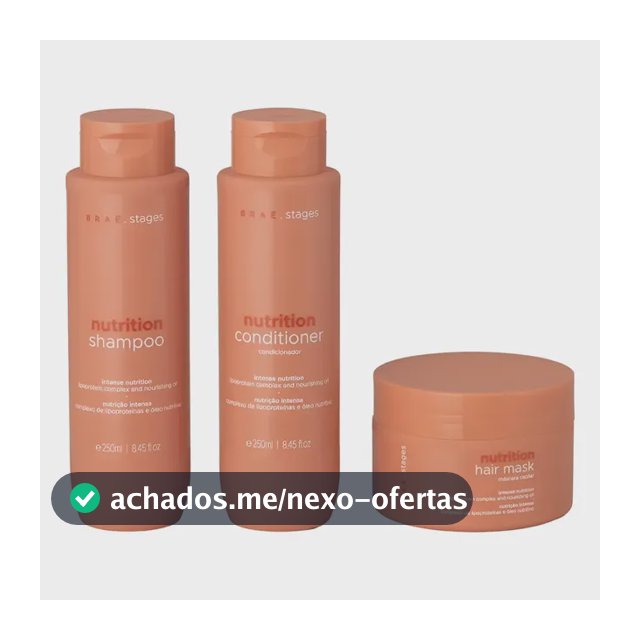 Kit Brae Para Nutrição Linha Braé Stages Nutrition - 3 Itens