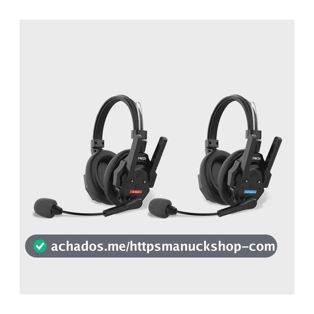 Intercomunicador Sem Fio Synco Xtalk Xmax2 Dual 500m Preto