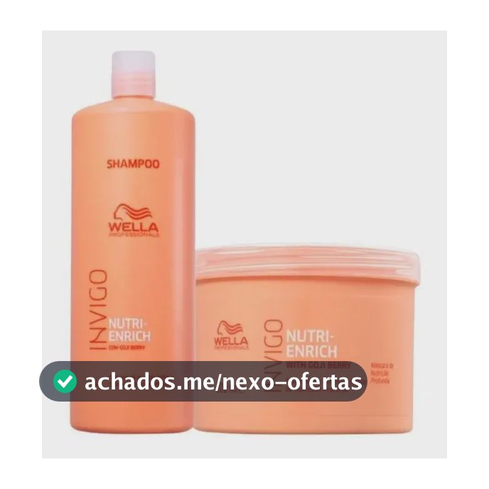 Wella Kit Nutri Enrich Shampoo 1l+ Masc 500ml