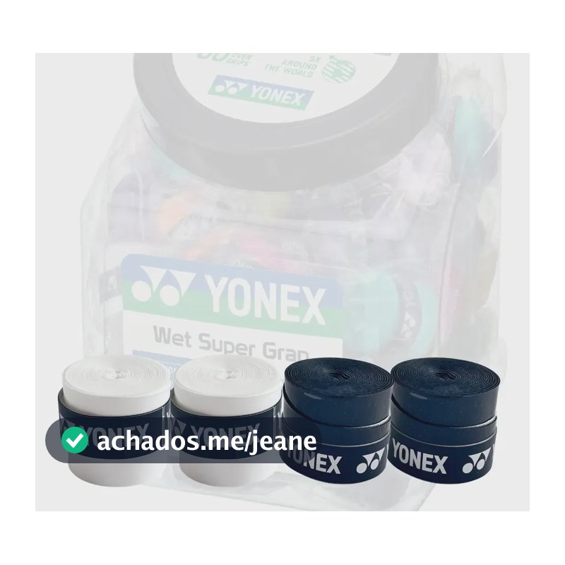 4 Wet Super Grap Overgrip Comfort Tacky Feel Wet Type Yonex Cor Combo 3