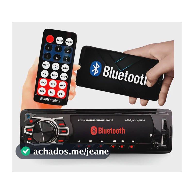 Radio Automotivo Sem Toca Cd Mp3 Player Bluetooth Usb Sd