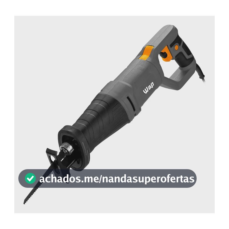 Serra Sabre Wap Wf Sa01 1200w Elétrica 2800 Gpm Cinza 127v 50/60 Hz