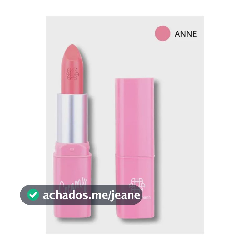 Ana Hickmann Creamy Lipstick Anne Rosa