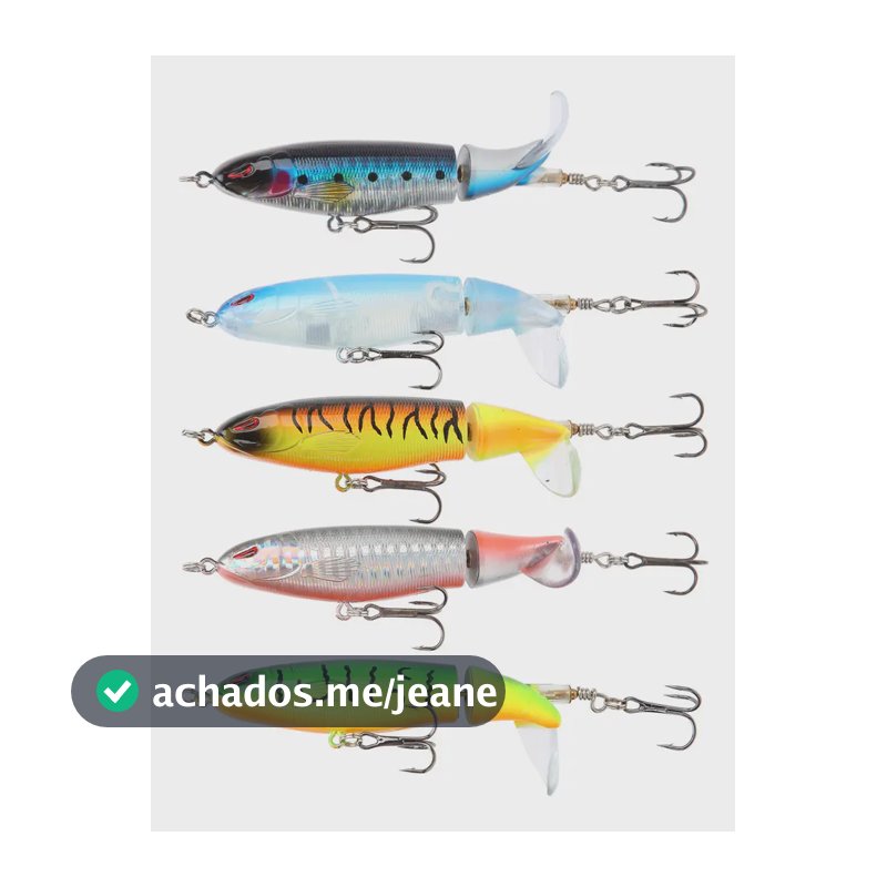 Isca De Pesca Flutuante, 5 Peças, Hélice, Trator Aquático, R