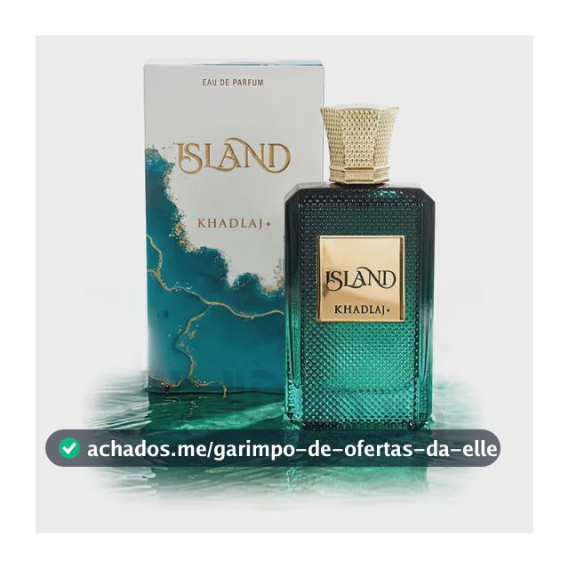 Spray De  Extrato De Perfume Unissex Khadlaj Island 100ml