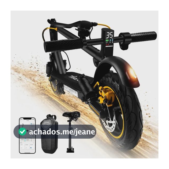 TRAILFORGE T1-MAX Patinete Elétrico Adulto 800W 40km/h 45km 12,5Ah Dobrável Com Assento, APP e Dupla Suspensão