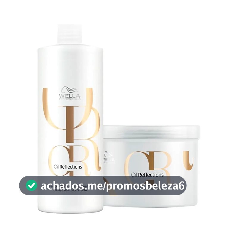 Kit Wella Professionals Oil Reflections Shampoo E Máscara