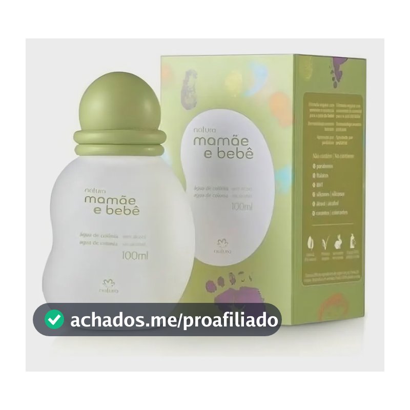 Natura Mamãe E Bebê Água De Colônia 100 ml
