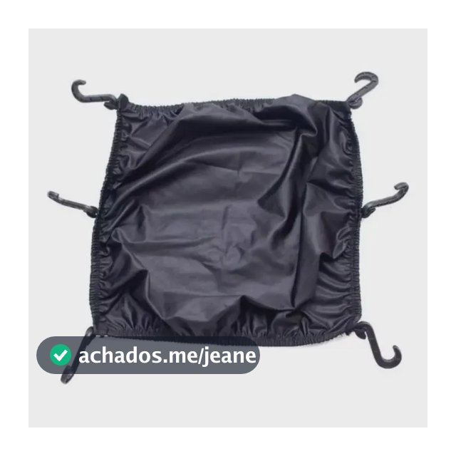 Redinha Rede Elástica Aranha Fechada Capacete Moto C/gancho