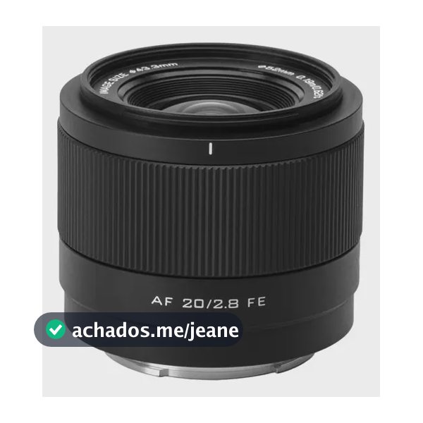 Lente Grande Angular Viltrox 20mm f/2.8 Full-Frame Para Sony E-Mount