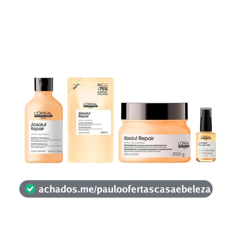 Kit L'oréal Absolut Repair Serie Expert - 4 Produtos
