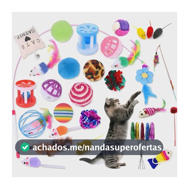 Kit 8 Brinquedos Interativos Para Gato Com Varinha Diversão