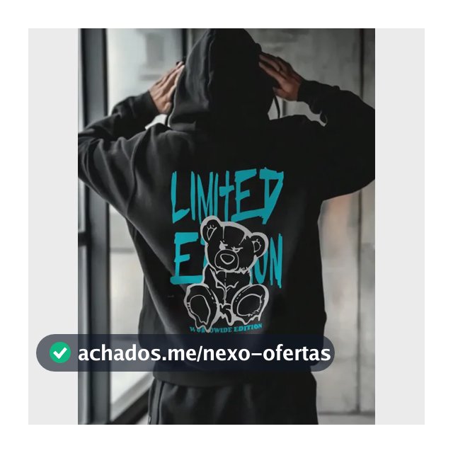 Blusa De Frio Estampada Unissex Casual Conforto Premium Luxo Preto Estampada M