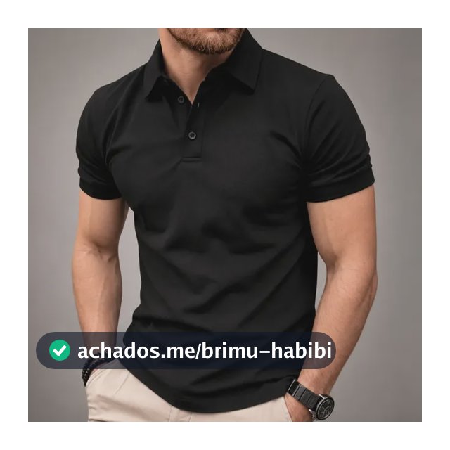 Camisa Gola Polo Masculina Pique Premium Algodão Confortável
