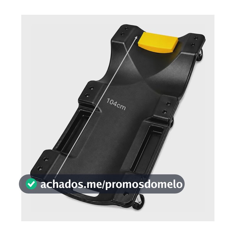 Carrinho Esteira Para Mecânico Extra Grande 104cm Até 150kg