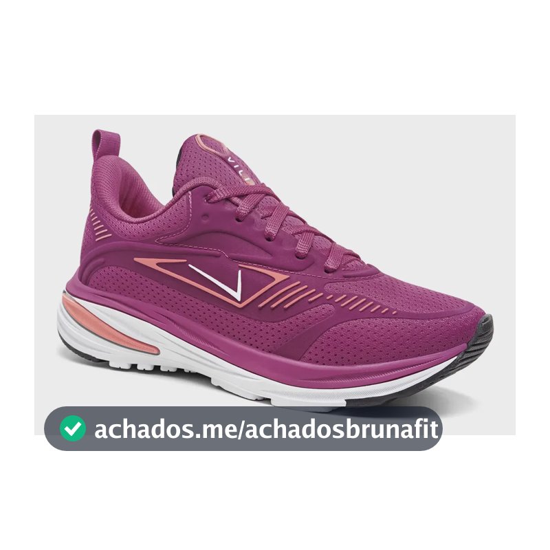 Tênis Feminino Olimp Vili Fusion Academia Caminhada Treino Rosa-escuro 38 Br