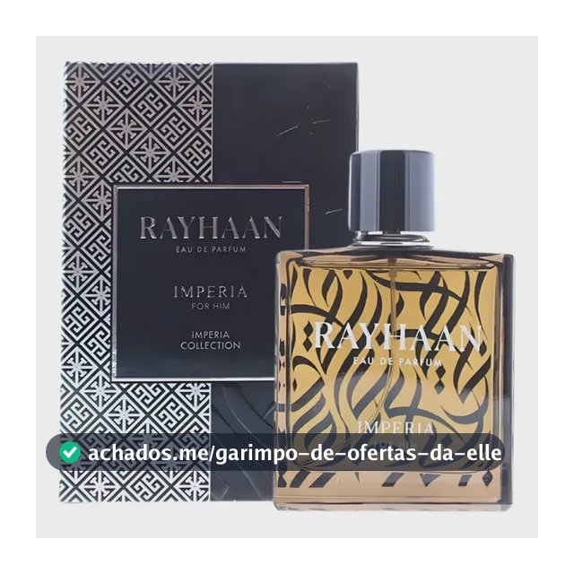 Deo Cologne Masculino Spray Rayhaan Imperia 100ml