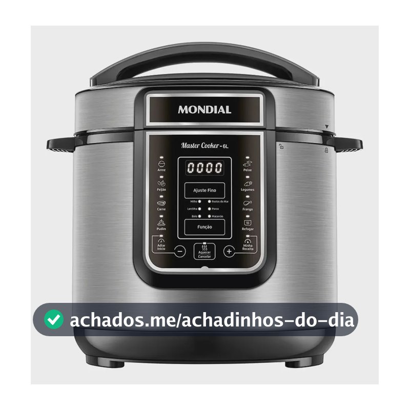 Panela Elétrica De Pressão Pe-60-6L-I Digital 6l Mondial