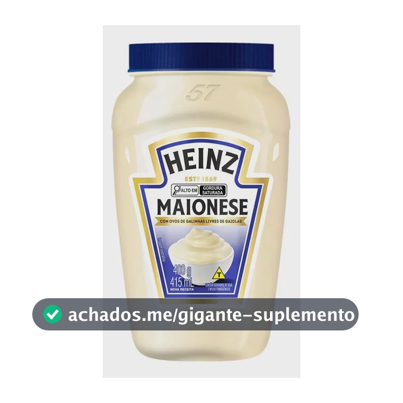 Maionese Heinz Tradicional 400g
