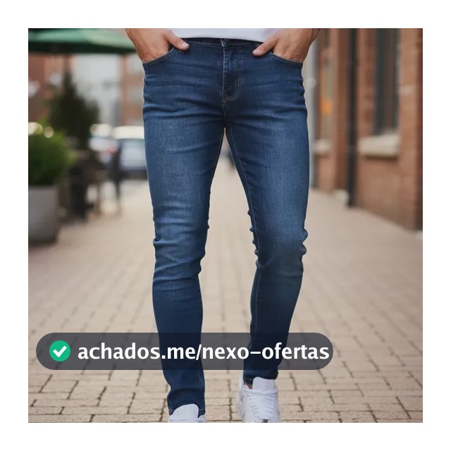 Calça Jeans Masculina Original Elastano Lycra