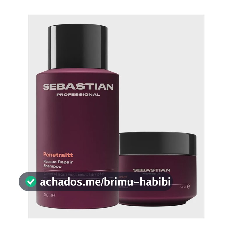 Kit Sebastian Professional Penetraitt Shampoo Máscara