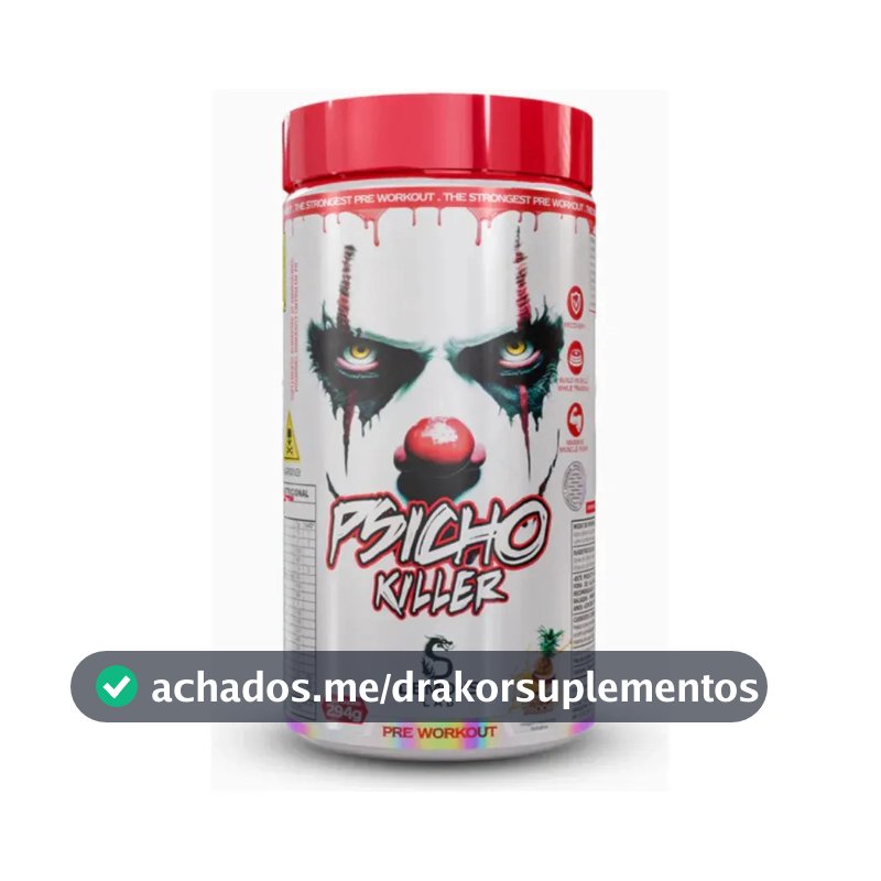 Suplemento Nutricional Demons Lab Psico Killer em Pó 294g de Yellow Blood
