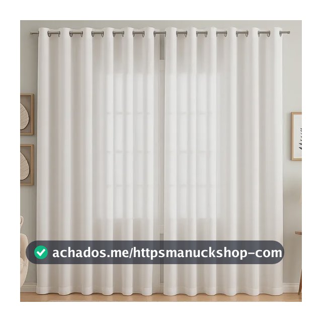 Cortina Microfibra 6 Metros Para Sala Luxo Decoração