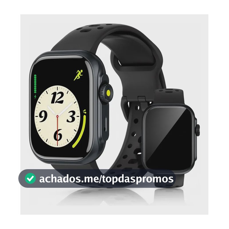 Relógio Smartwatch Fb041 Gps Alexa 5m/ip68 Preto 1 1#