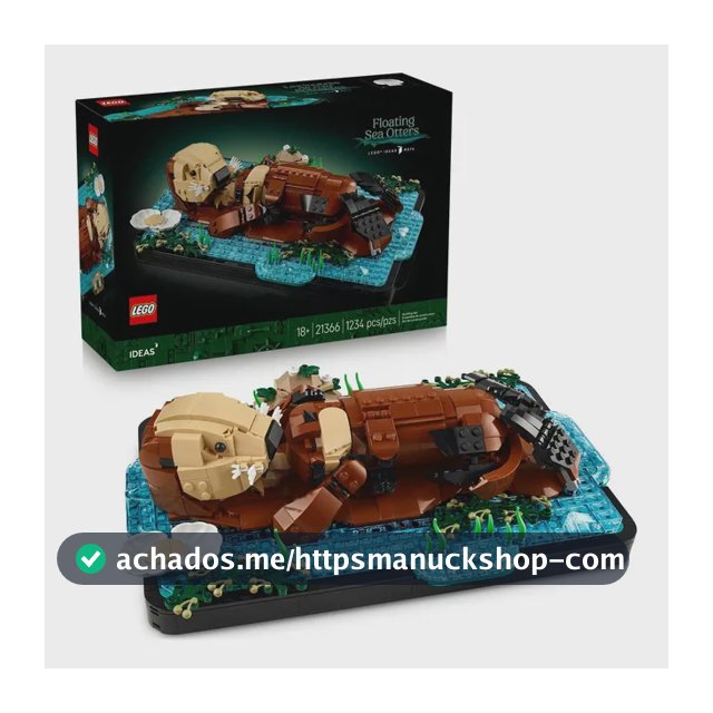 Blocos de Montar Ideas Lontras Marinhas Flutuantes 21366 18 Anos Lego
