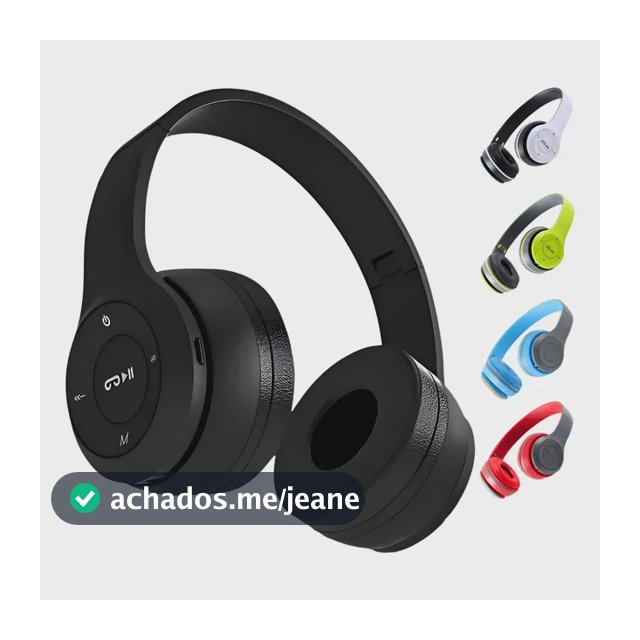 Fone De Ouvido Corrida Bluetooth Regulável P2 Rádio Fm Sd Preto