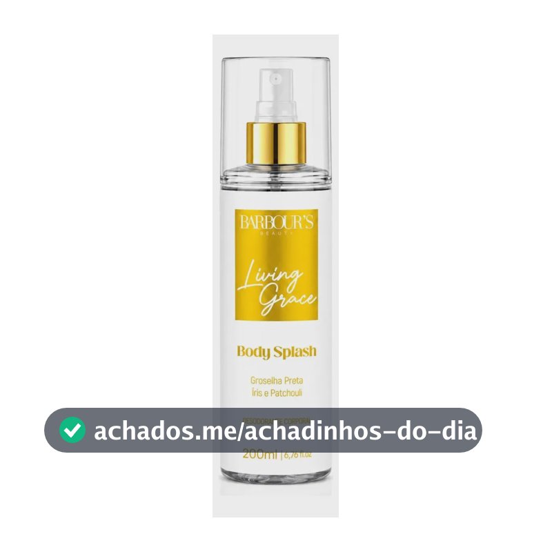 Body Splash Living Grace Barbour's Beauty 200ml Frutado Feminino