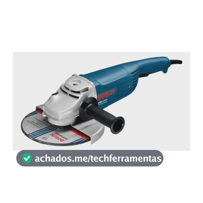 Esmerilhadeira angular Bosch Professional GWS 2200-230 azul 2.2 kW + acessório 127 V