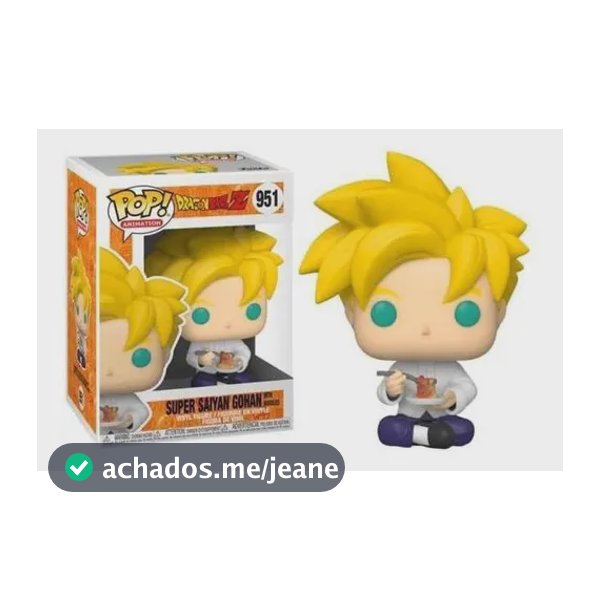 Boneco Funko Pop Super Saiyan Gohan Noodles 951 Dragonball Z