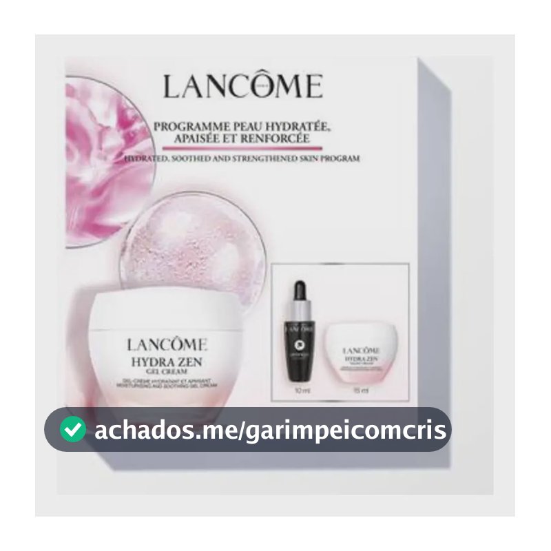 Kit Lancôme Hydrazen Sérum Facial Creme Diurno Creme Noturno Todo Tipo De Pele Dia/noite