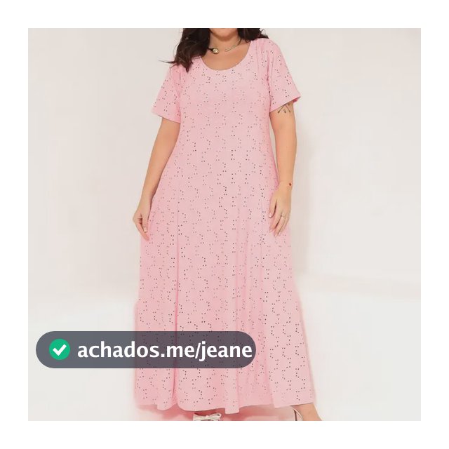 Vestido Longo Lesie Plus Size Evangélico Seroy 685