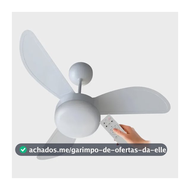 Ventilador De Teto C/ Controle 6 Vel. Fenix Ventisol