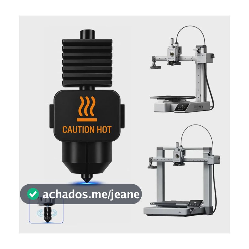 Hotend Bico Aço Bambu Lab A1 A1 Mini 0,2mm 0,4mm 0,6mm 0,8mm Bico 0.2mm