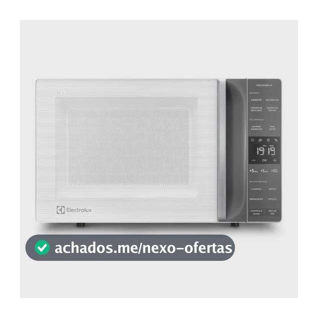 Micro-ondas Electrolux Branco 23L Efficient ME23B