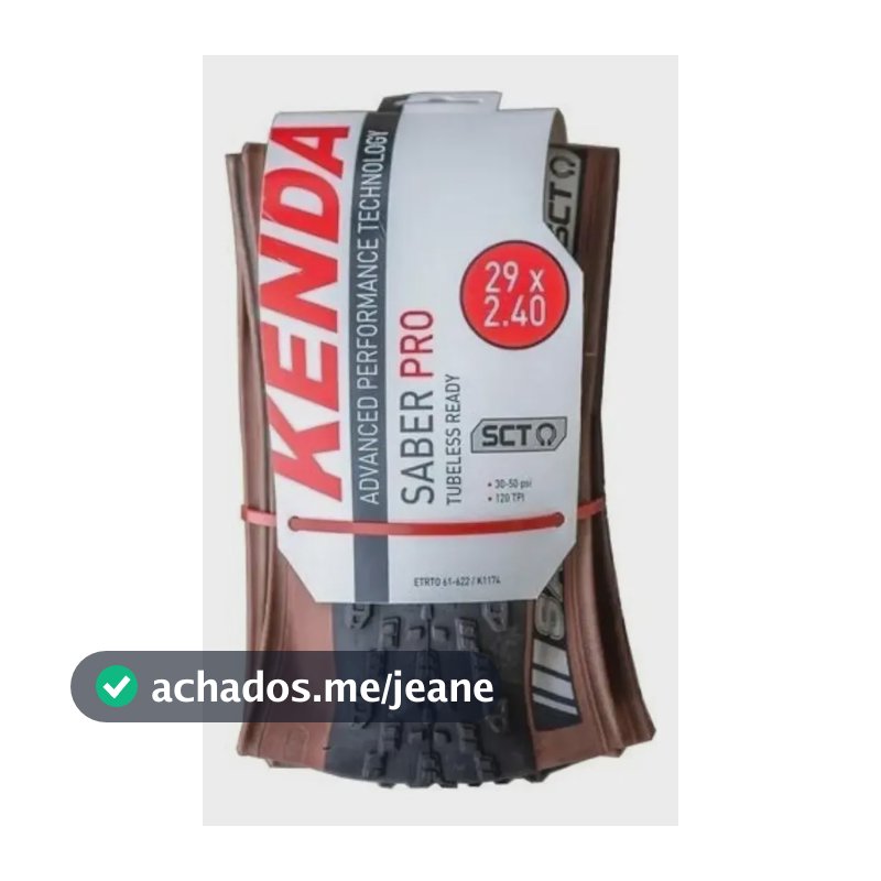 Pneu De Bike Aro 29 X 2.40 Kenda Saber Pro Kevlar Tubeless