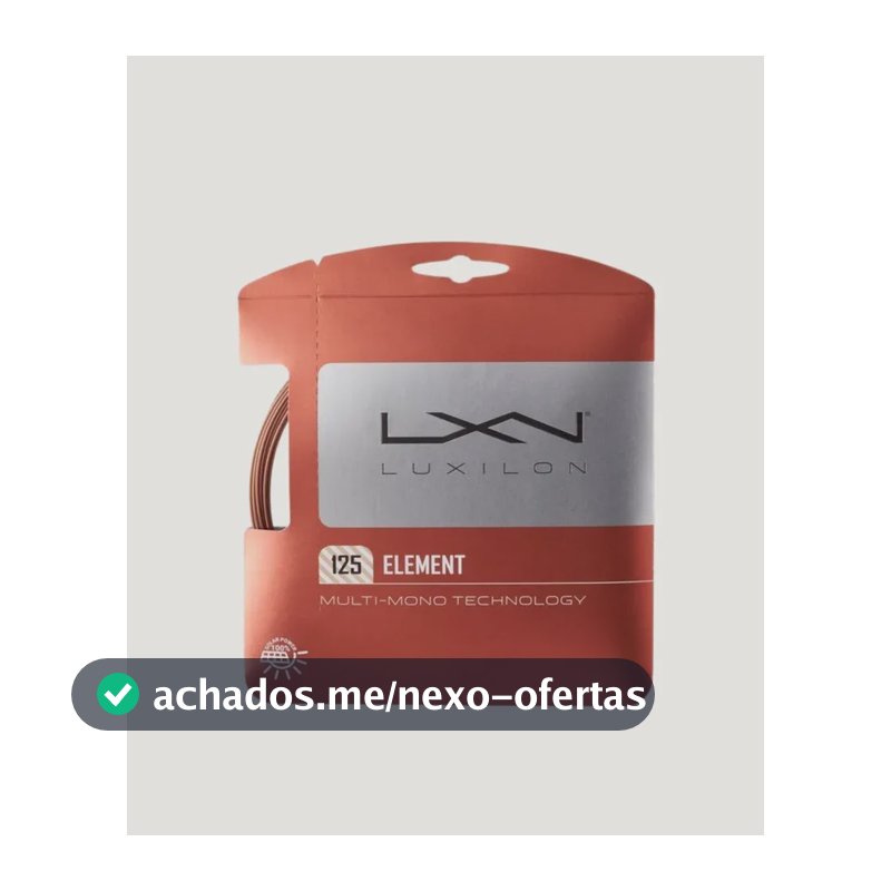 Corda Para Raquete Wilson Luxilon Element 125 Cartela