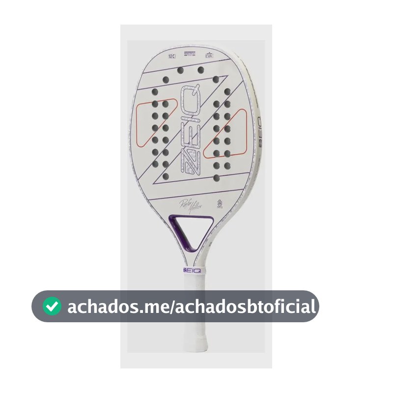 Raquete De Beach Tennis Zeiq Brave 2026 12k - Rafa Miller Branco