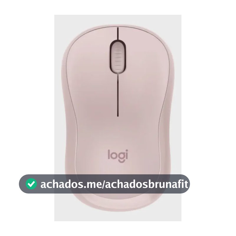 Mouse sem fio Logitech M240 Silent Pink 2
