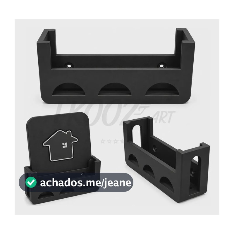 Suporte De Parede Para Tv Box Htv 5 / 6 / 7 / 8 / 9. Preto